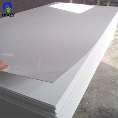 Factory Direct Sale Good Quality White PVC Glossy Sheet