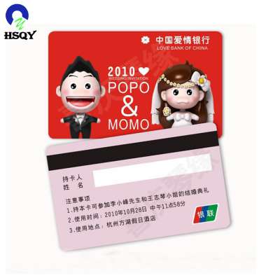 PVC RFID Blank Visa Credit Card Size